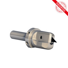 High precision shank cutter with interchangeable pcd inserts Z1 for “V“ engravings and profile