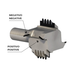 Fresa da pantografo in diamante per giunzioni
