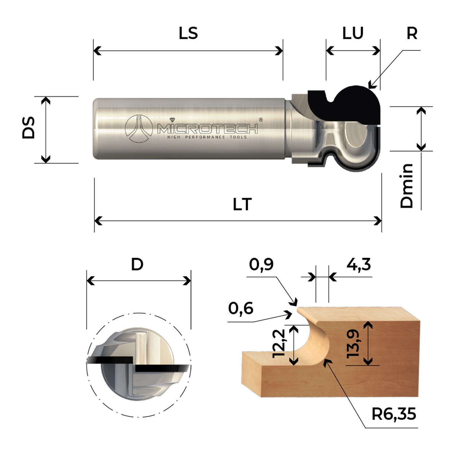 Fresa per maniglie - Profilo 1