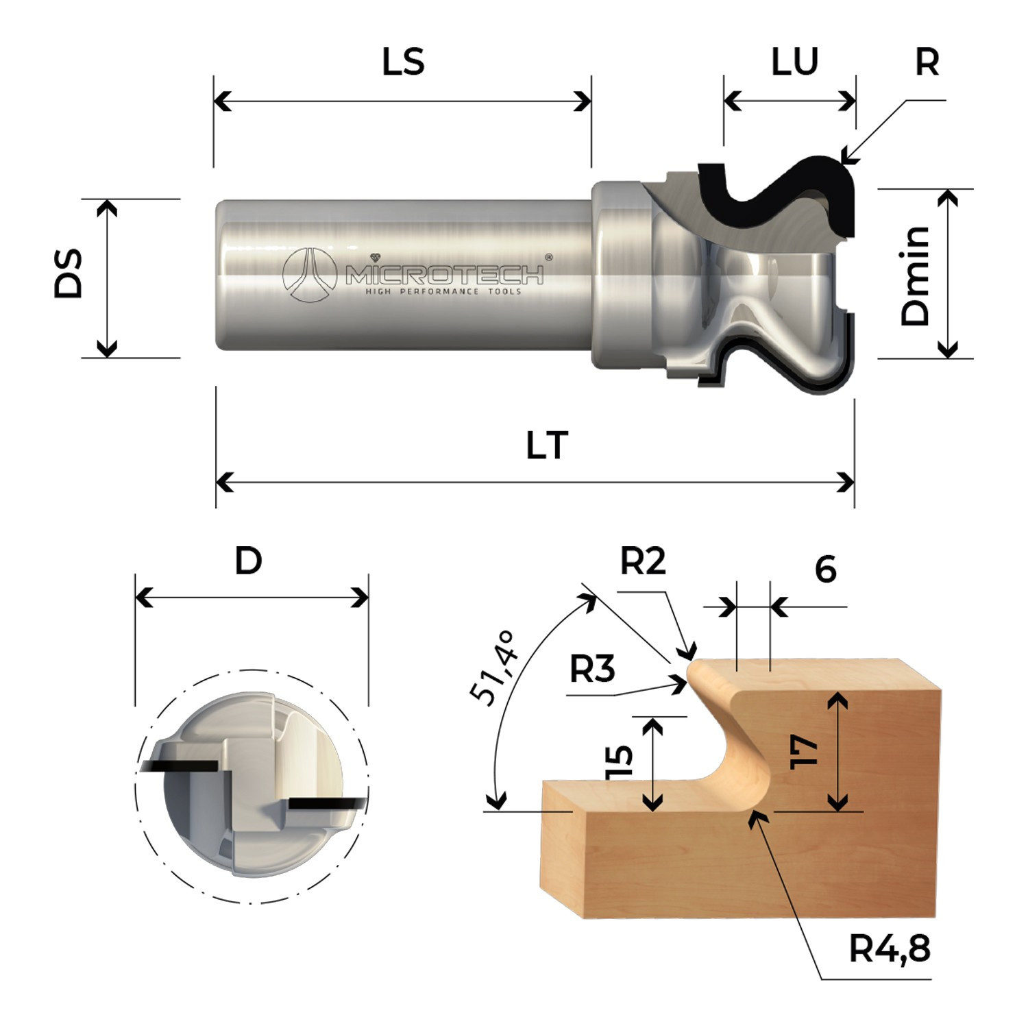 Fresa per maniglie - Profilo 4