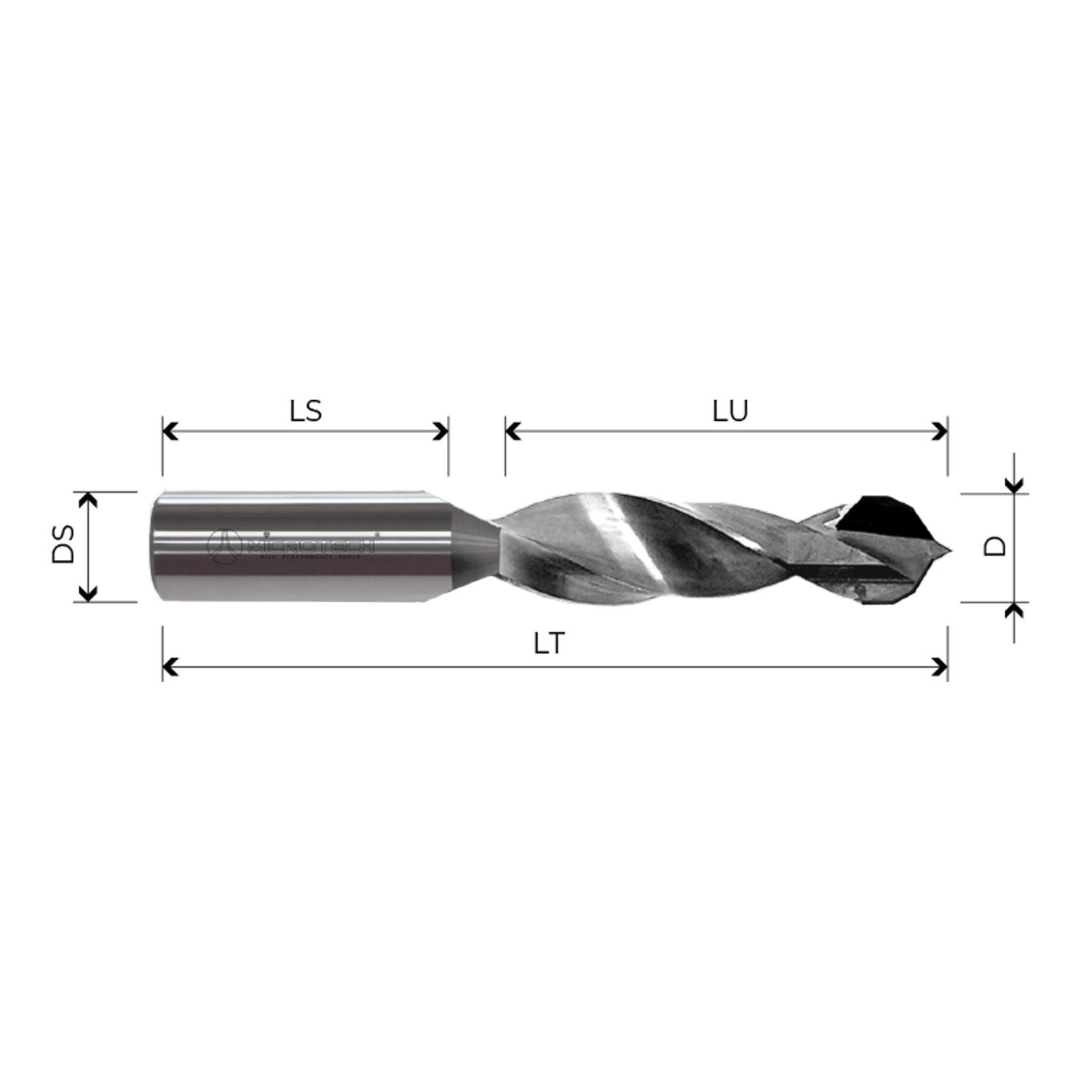 PCD through hole drilling bit Z2 PCD through hole drilling bit Z2