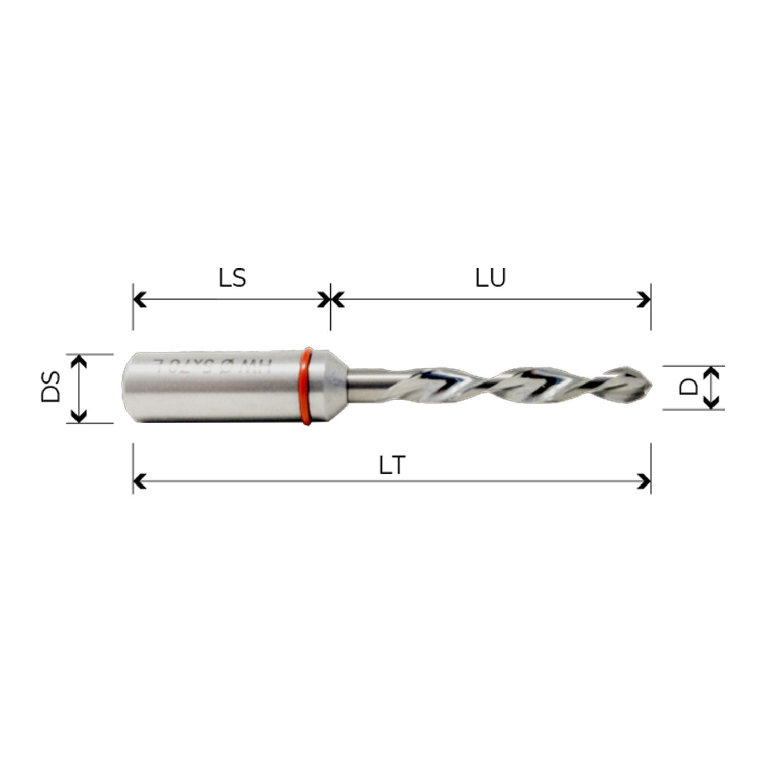 HW through holes drilling bit with special sharpening HW through holes drilling bit with special sharpening