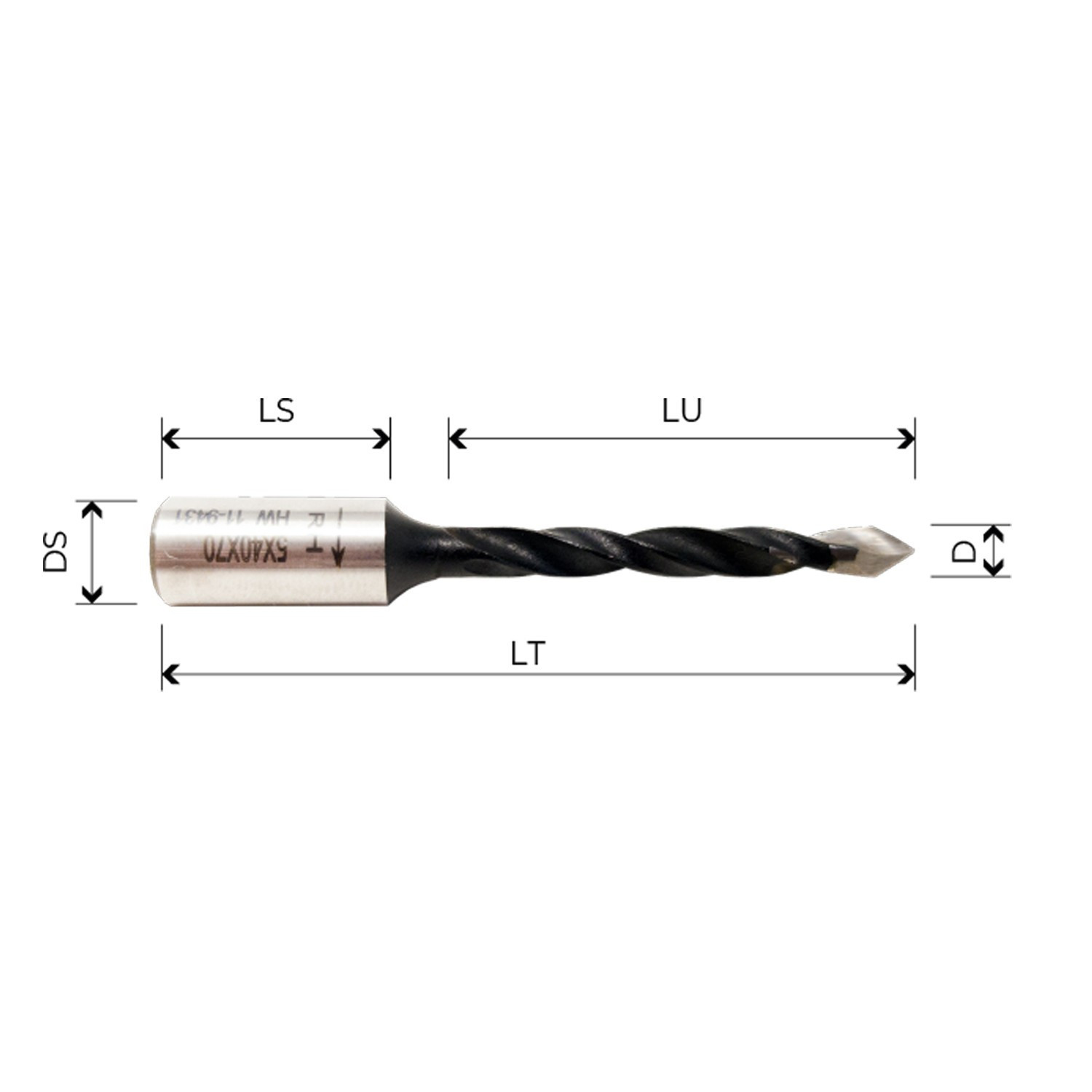 HW through holes drilling bit HW through holes drilling bit