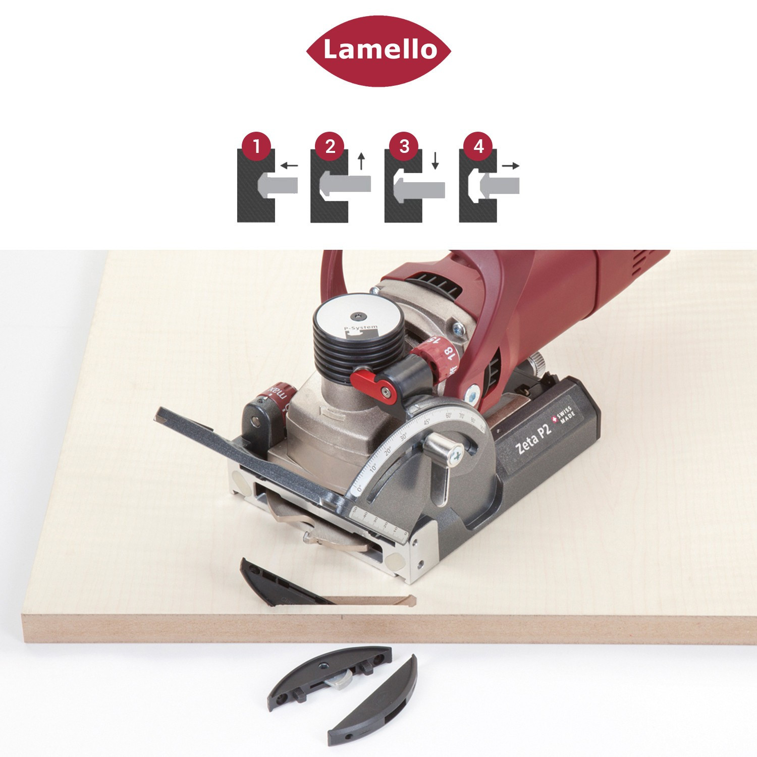 Lamello-Fräser für Clamex P-SYSTEM Verbindungen