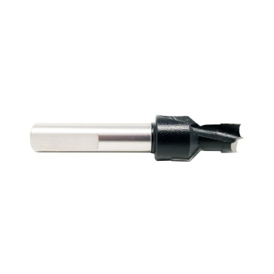 Solid carbide dowel drill with countersink