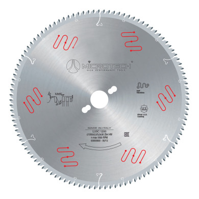 HW-Kreissägeblatt mit negativem Spanwinkel für NE-Metalle