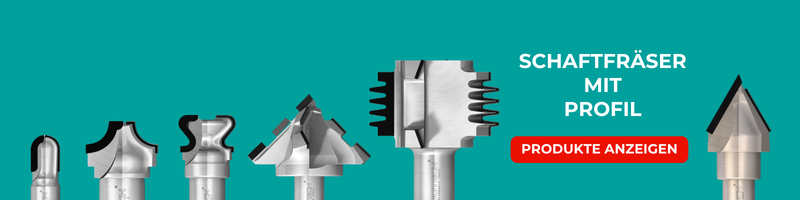 Schaftfräser mit Profil