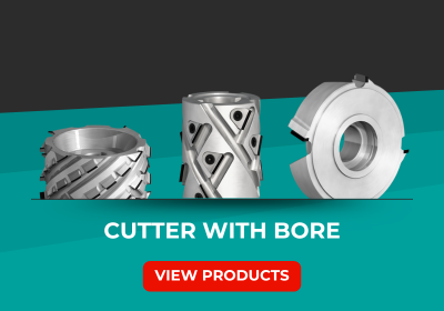 Cutter with bore