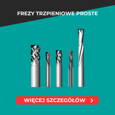 Frezy trzpieniowe proste