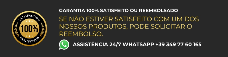 GARANTIA 100% SATISFEITO OU REEMBOLSADO